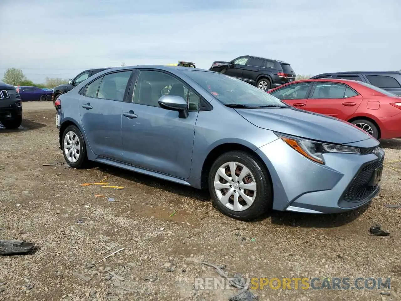 4 Photograph of a damaged car JTDEPRAE8LJ002240 TOYOTA COROLLA 2020