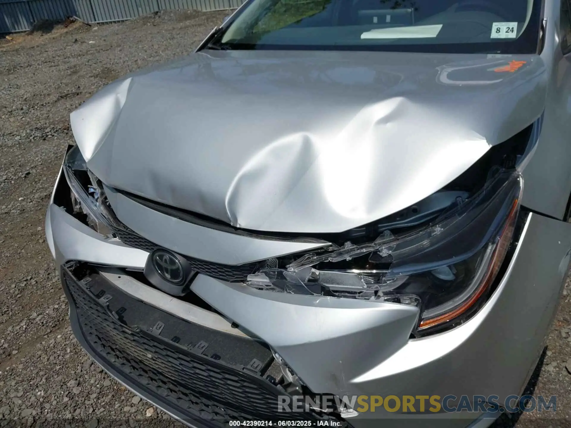 6 Photograph of a damaged car JTDEPRAE8LJ008300 TOYOTA COROLLA 2020