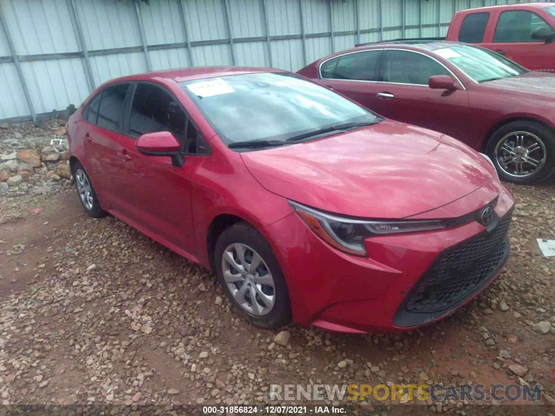 1 Photograph of a damaged car JTDEPRAE8LJ013125 TOYOTA COROLLA 2020