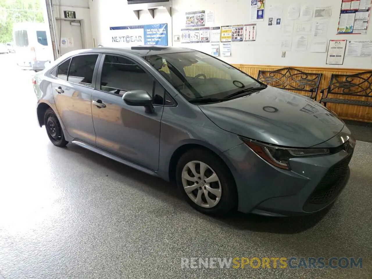 4 Photograph of a damaged car JTDEPRAE8LJ014792 TOYOTA COROLLA 2020