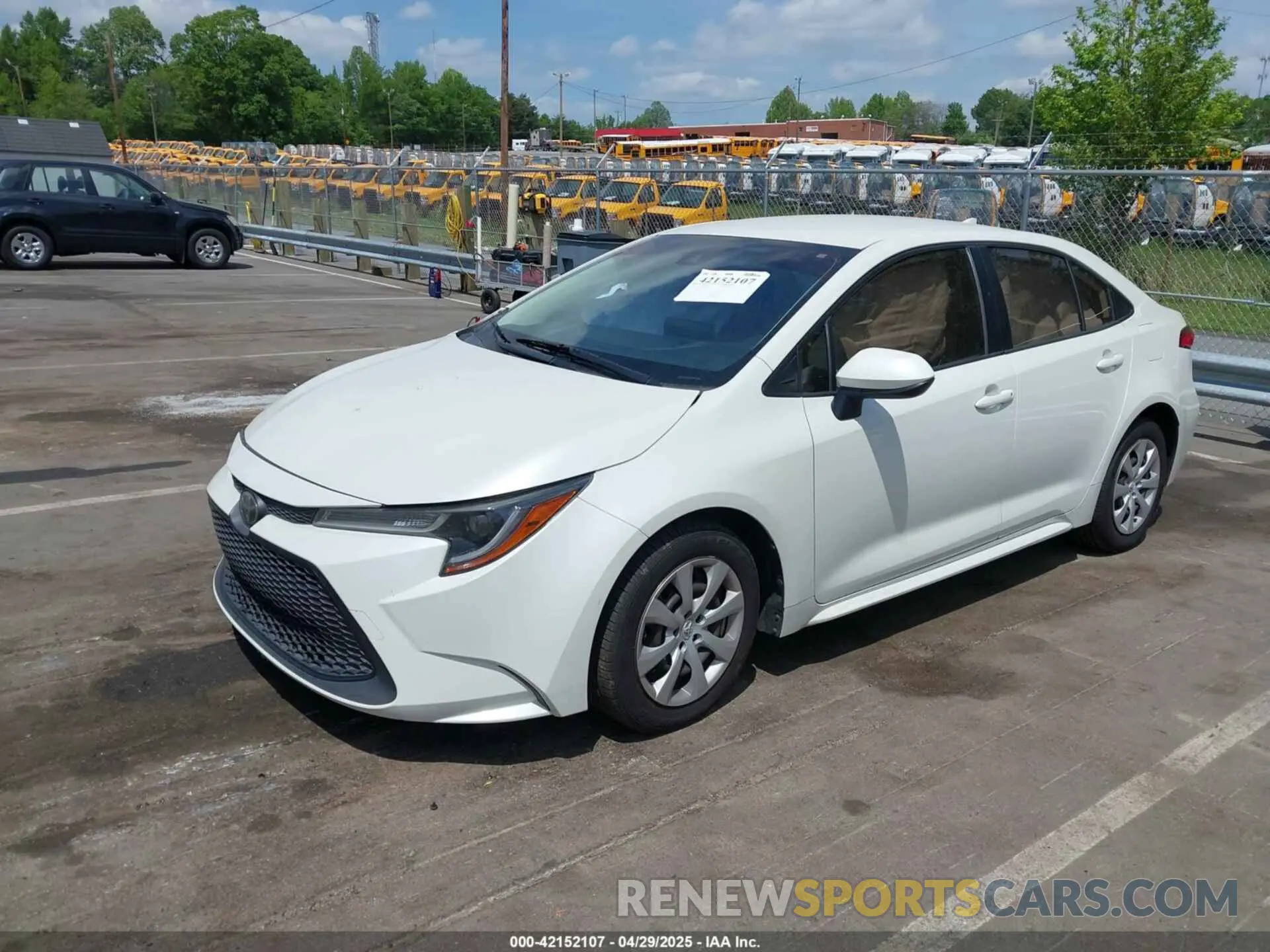 2 Photograph of a damaged car JTDEPRAE8LJ016624 TOYOTA COROLLA 2020