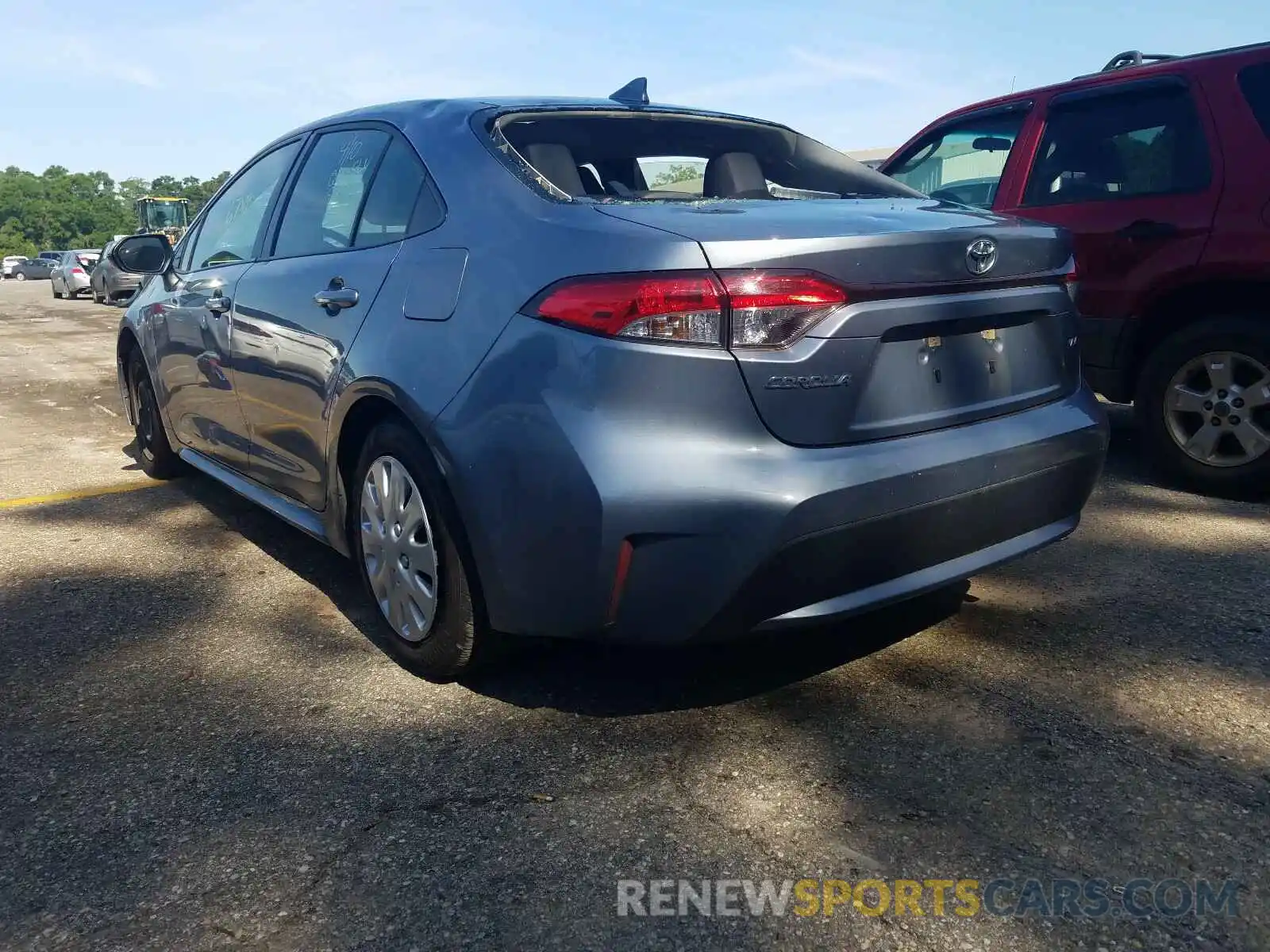 3 Photograph of a damaged car JTDEPRAE8LJ020740 TOYOTA COROLLA 2020