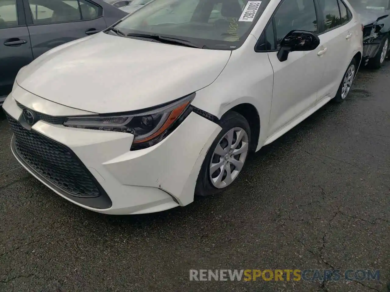 9 Photograph of a damaged car JTDEPRAE8LJ023217 TOYOTA COROLLA 2020