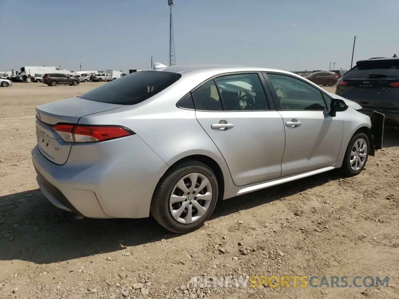 3 Photograph of a damaged car JTDEPRAE8LJ025470 TOYOTA COROLLA 2020