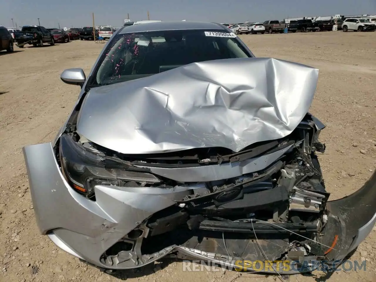 5 Photograph of a damaged car JTDEPRAE8LJ025470 TOYOTA COROLLA 2020