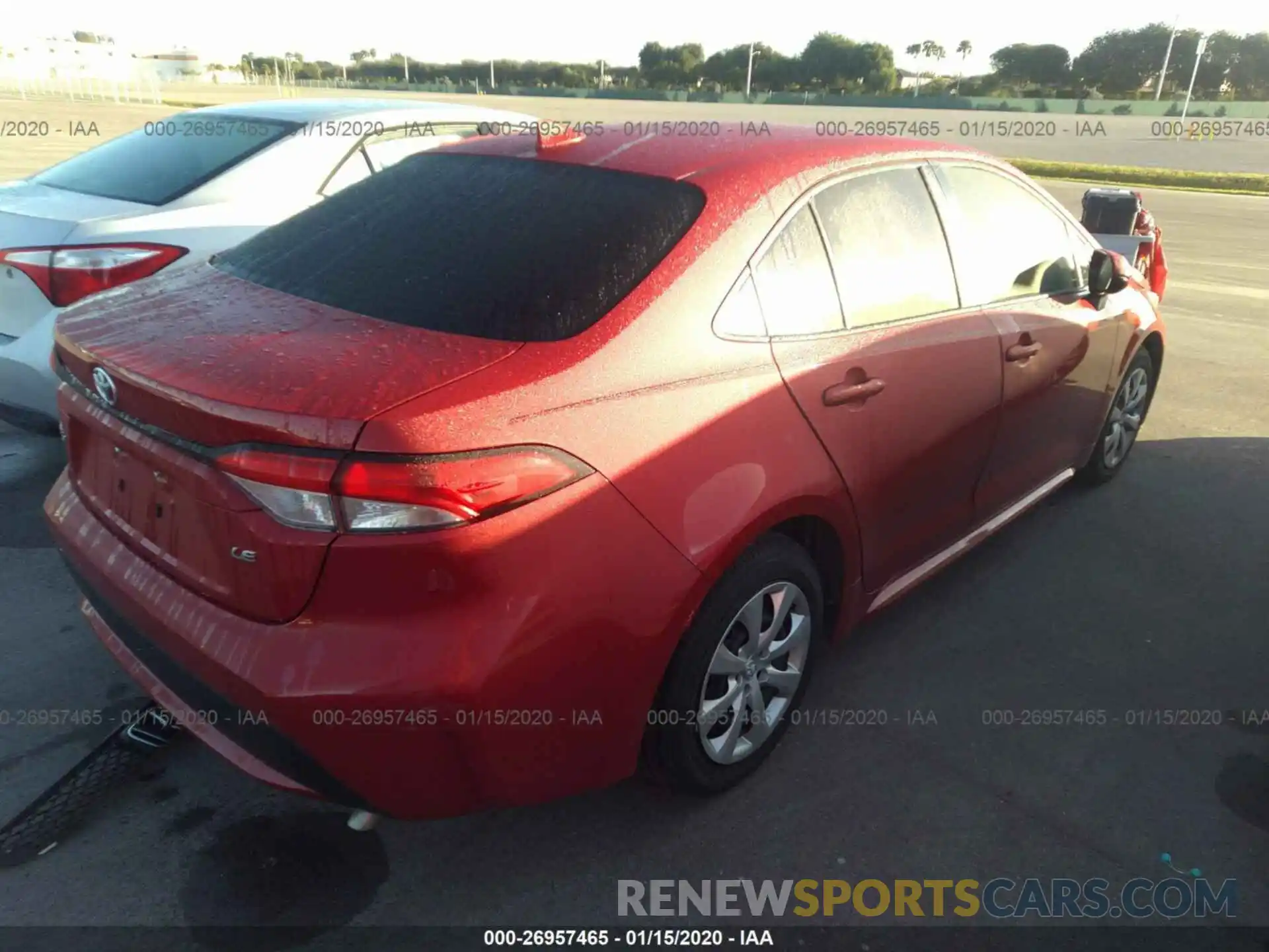 4 Photograph of a damaged car JTDEPRAE8LJ026571 TOYOTA COROLLA 2020