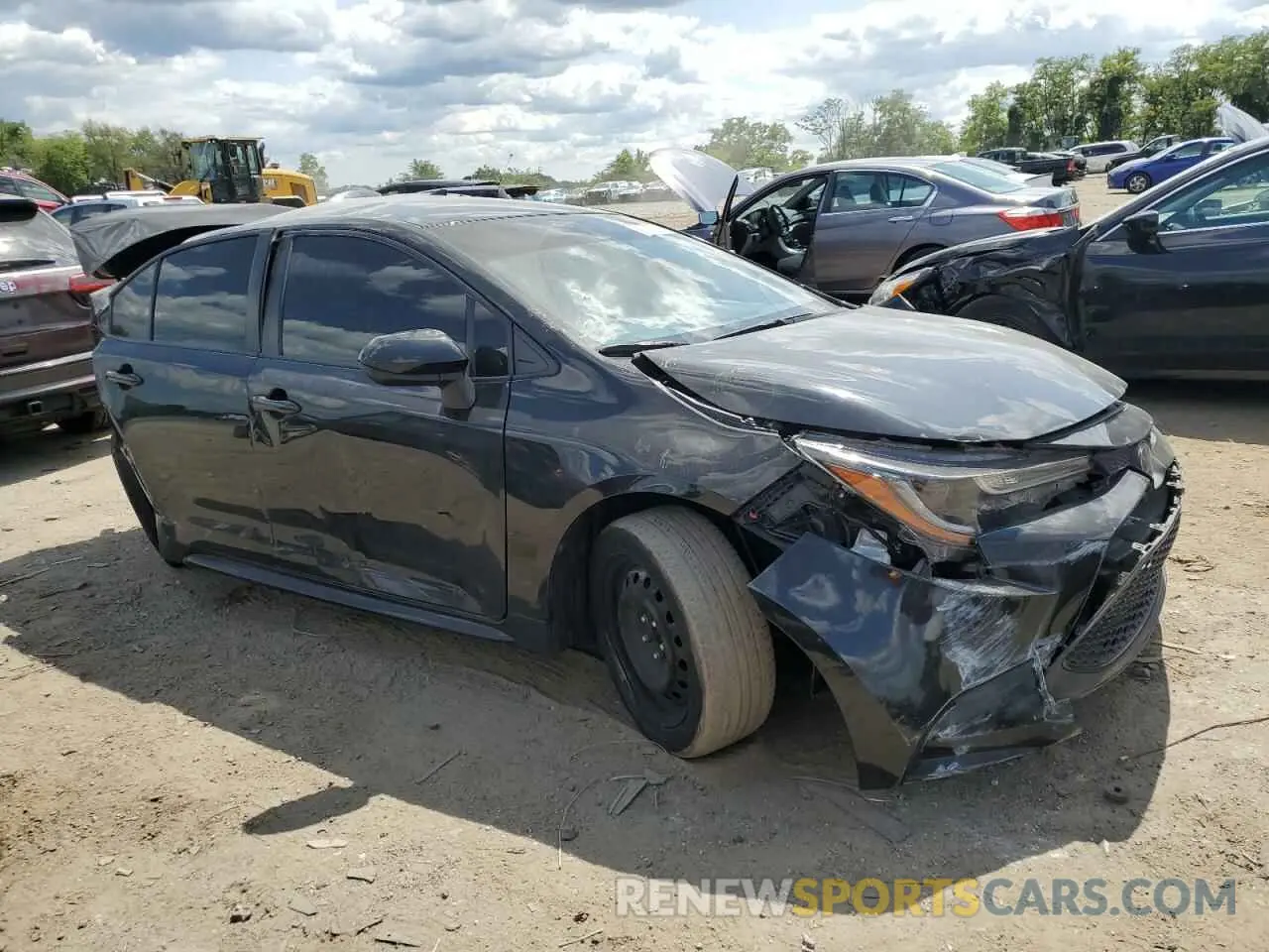 4 Photograph of a damaged car JTDEPRAE8LJ029213 TOYOTA COROLLA 2020