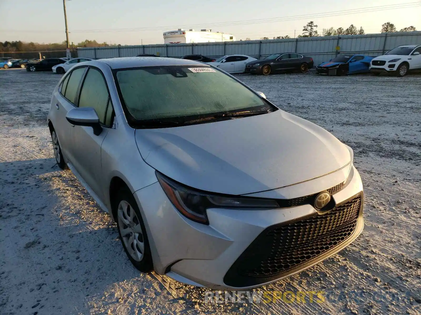 1 Photograph of a damaged car JTDEPRAE8LJ030183 TOYOTA COROLLA 2020