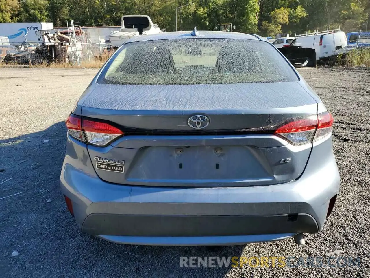6 Photograph of a damaged car JTDEPRAE8LJ031396 TOYOTA COROLLA 2020