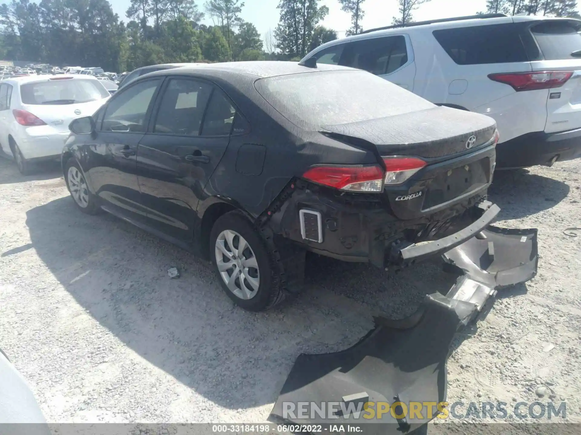 3 Photograph of a damaged car JTDEPRAE8LJ033567 TOYOTA COROLLA 2020