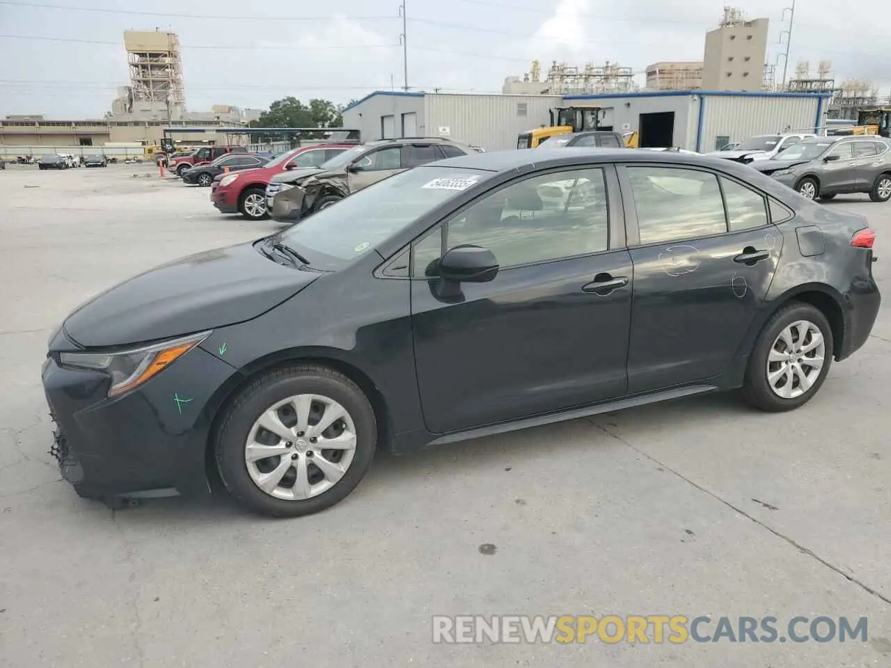 1 Photograph of a damaged car JTDEPRAE8LJ035657 TOYOTA COROLLA 2020