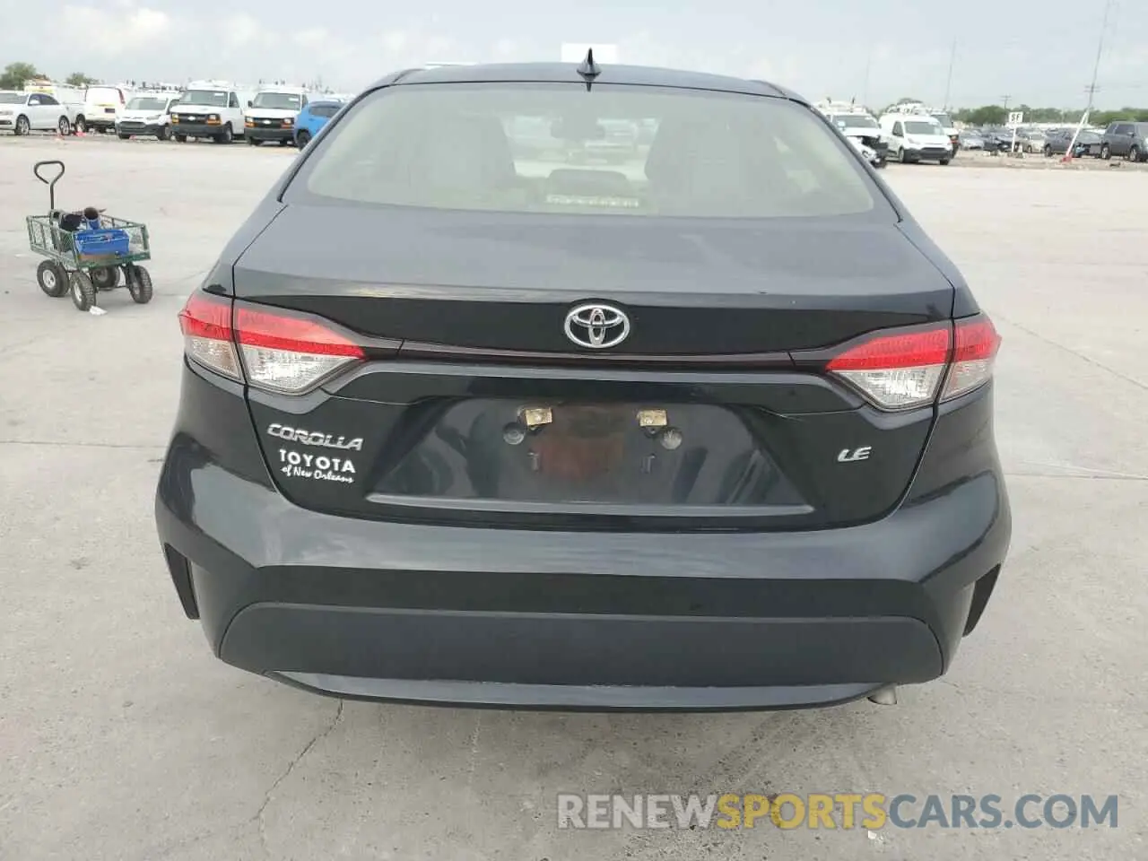 6 Photograph of a damaged car JTDEPRAE8LJ035657 TOYOTA COROLLA 2020