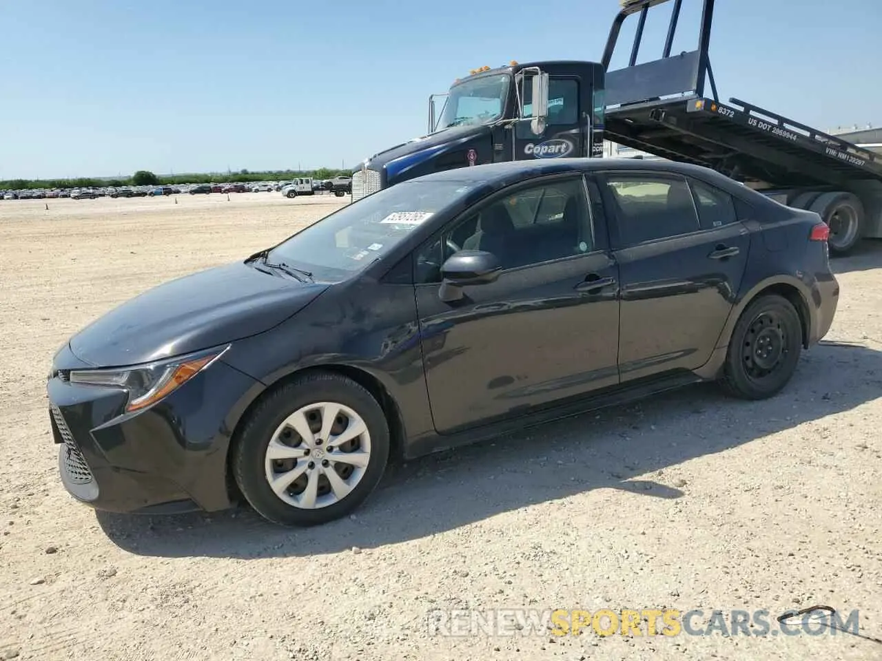 1 Photograph of a damaged car JTDEPRAE8LJ036873 TOYOTA COROLLA 2020
