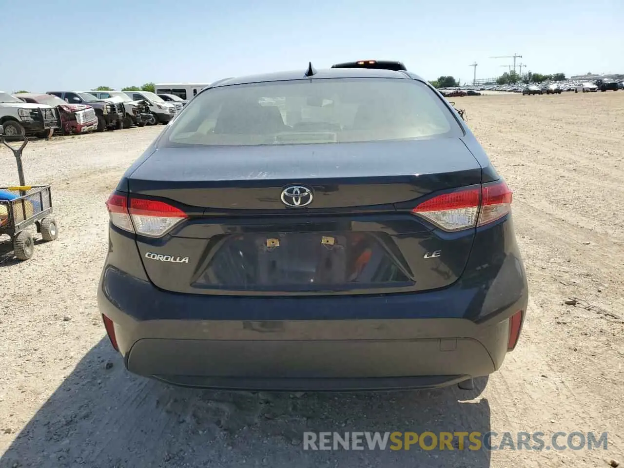 6 Photograph of a damaged car JTDEPRAE8LJ036873 TOYOTA COROLLA 2020