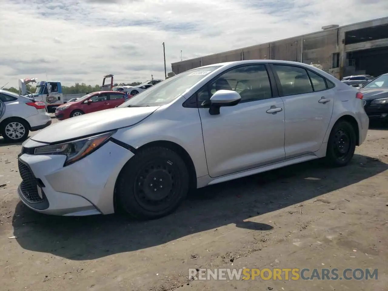 1 Photograph of a damaged car JTDEPRAE8LJ039420 TOYOTA COROLLA 2020