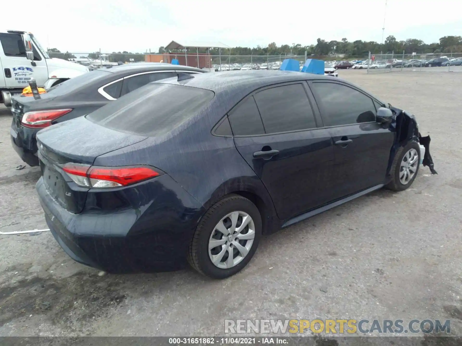 4 Photograph of a damaged car JTDEPRAE8LJ039496 TOYOTA COROLLA 2020