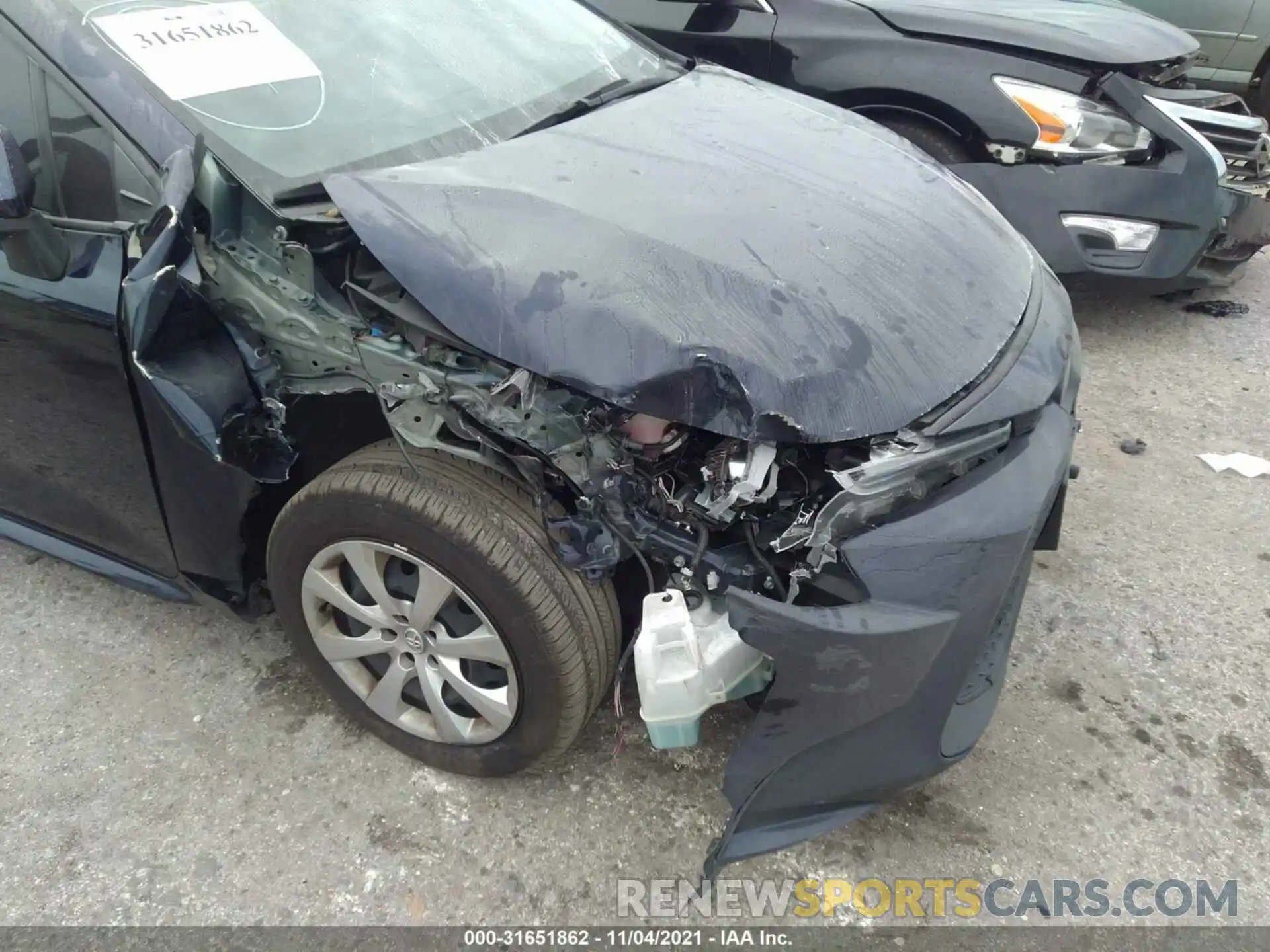 6 Photograph of a damaged car JTDEPRAE8LJ039496 TOYOTA COROLLA 2020