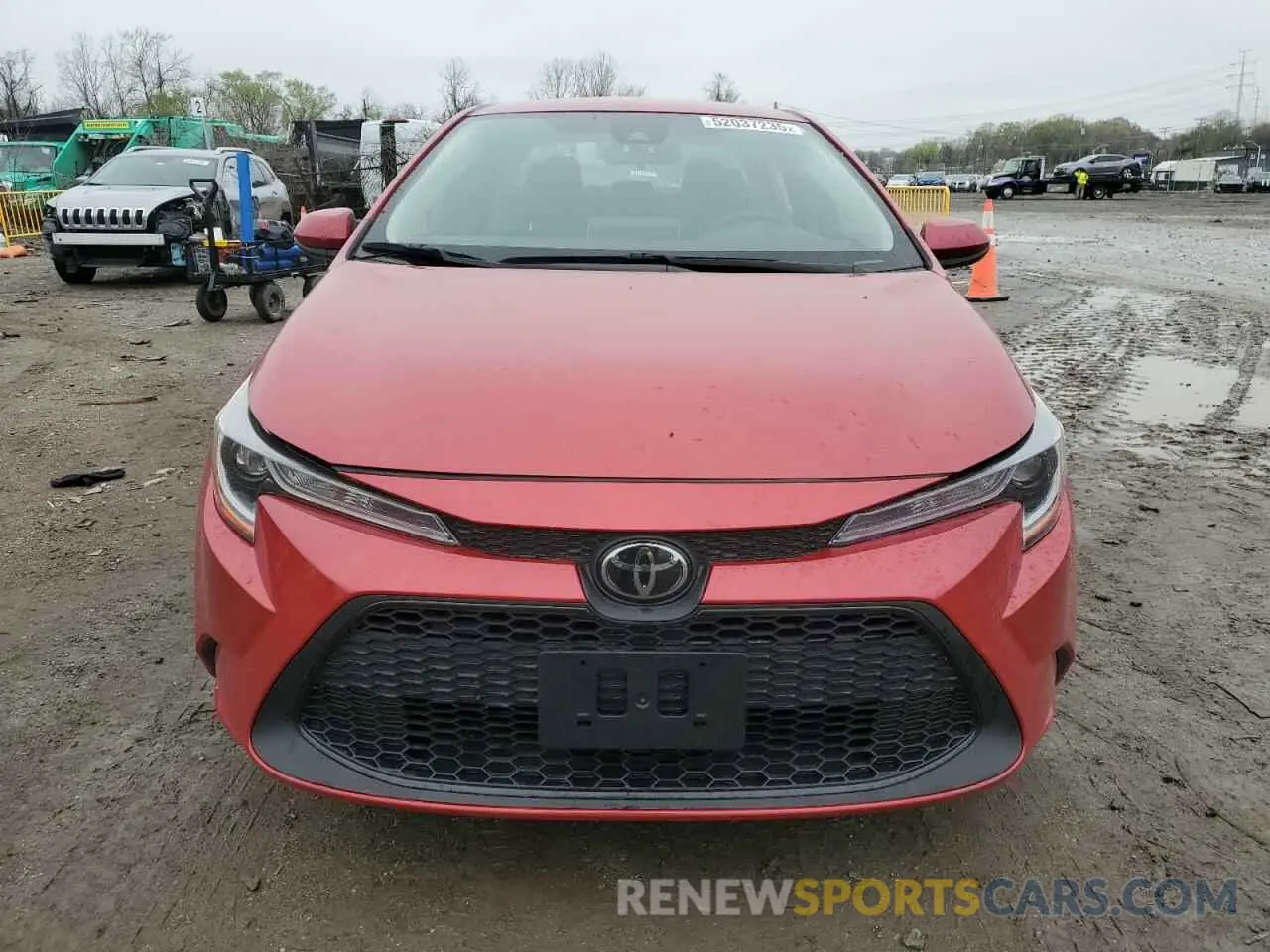 5 Photograph of a damaged car JTDEPRAE8LJ039725 TOYOTA COROLLA 2020