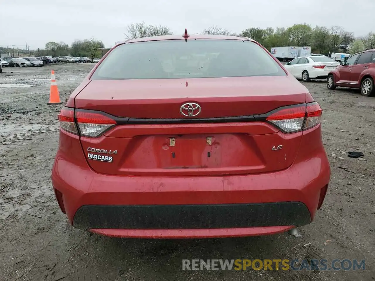 6 Photograph of a damaged car JTDEPRAE8LJ039725 TOYOTA COROLLA 2020