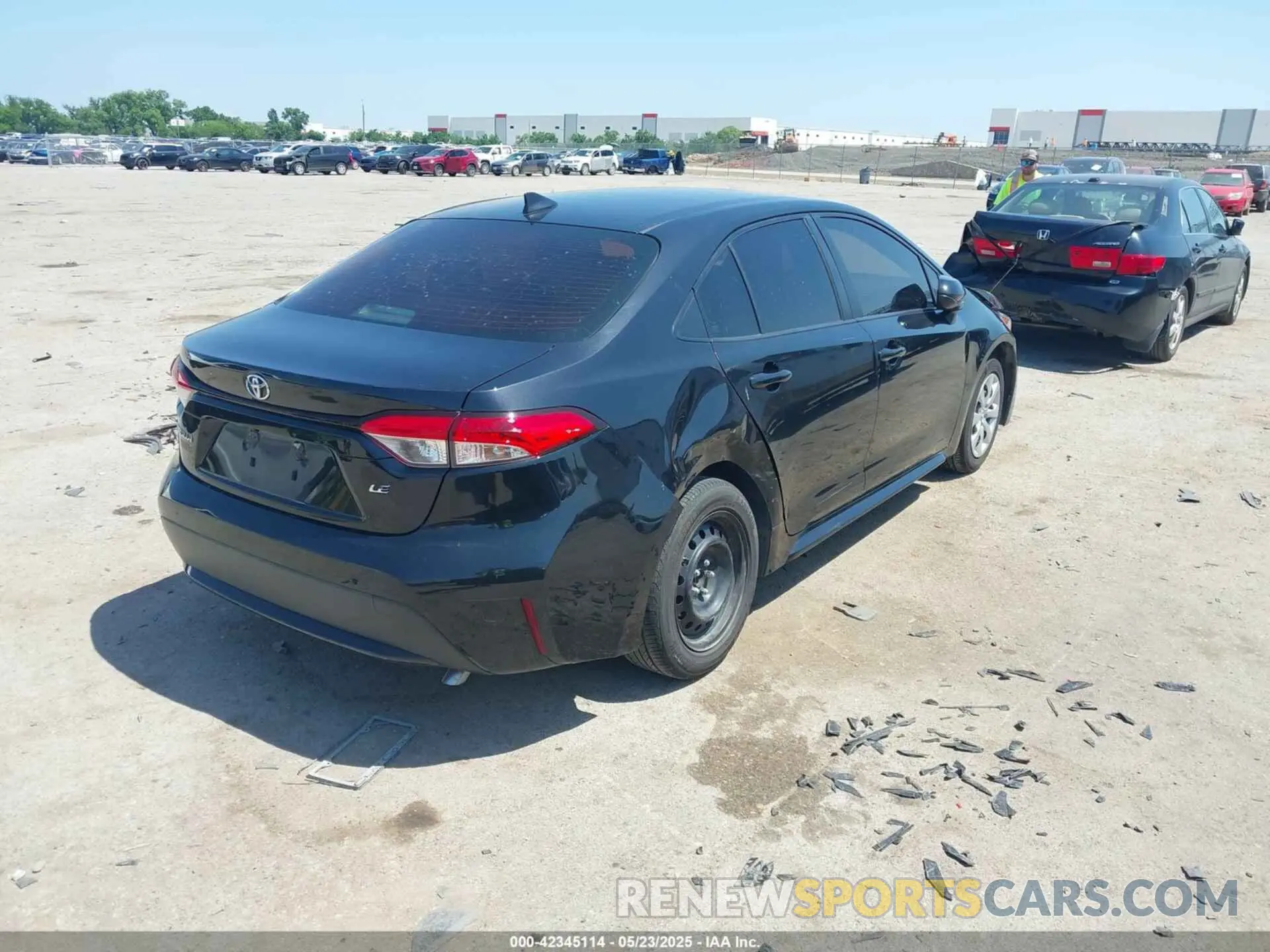 4 Photograph of a damaged car JTDEPRAE8LJ040907 TOYOTA COROLLA 2020