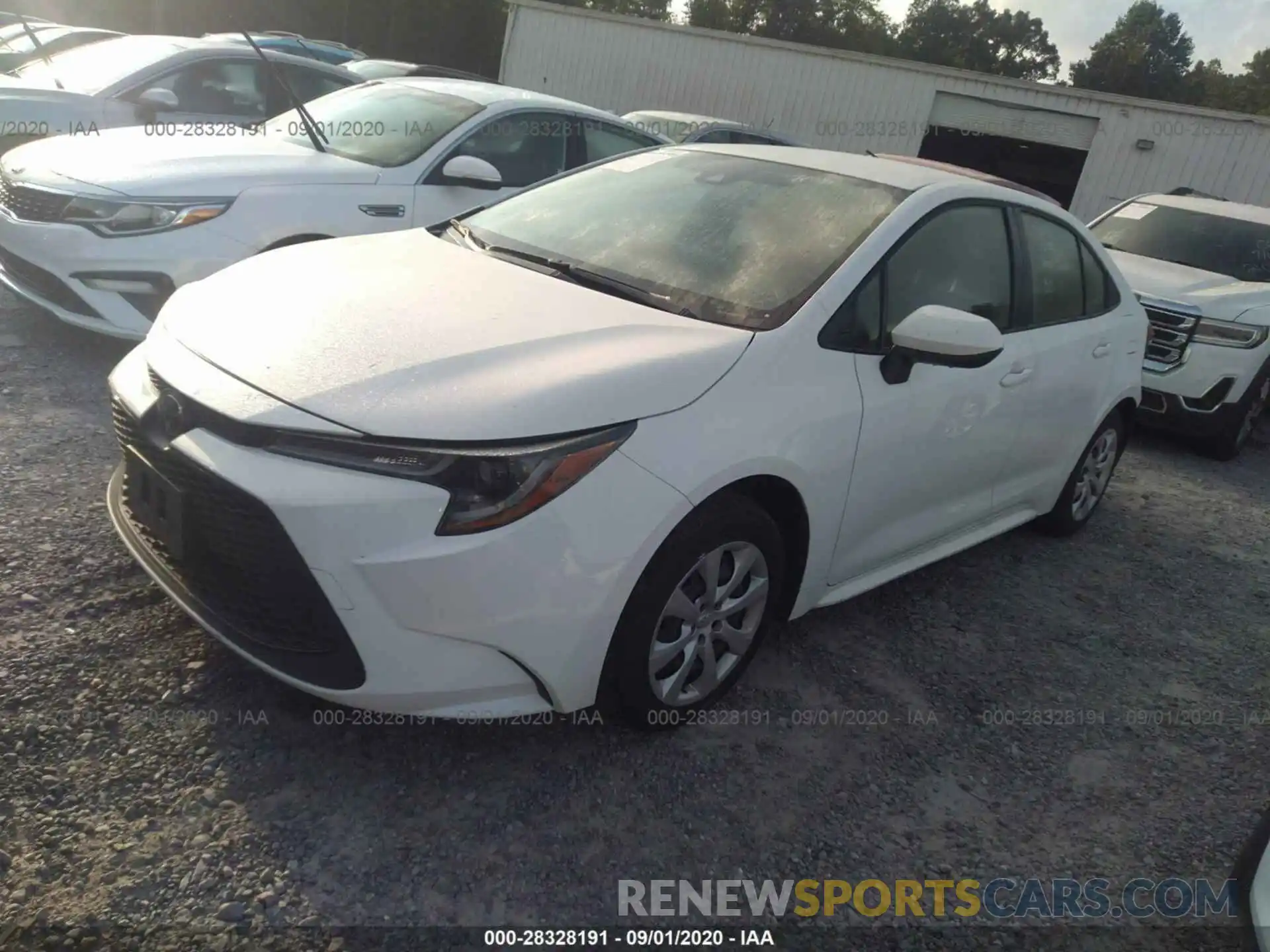 2 Photograph of a damaged car JTDEPRAE8LJ041295 TOYOTA COROLLA 2020