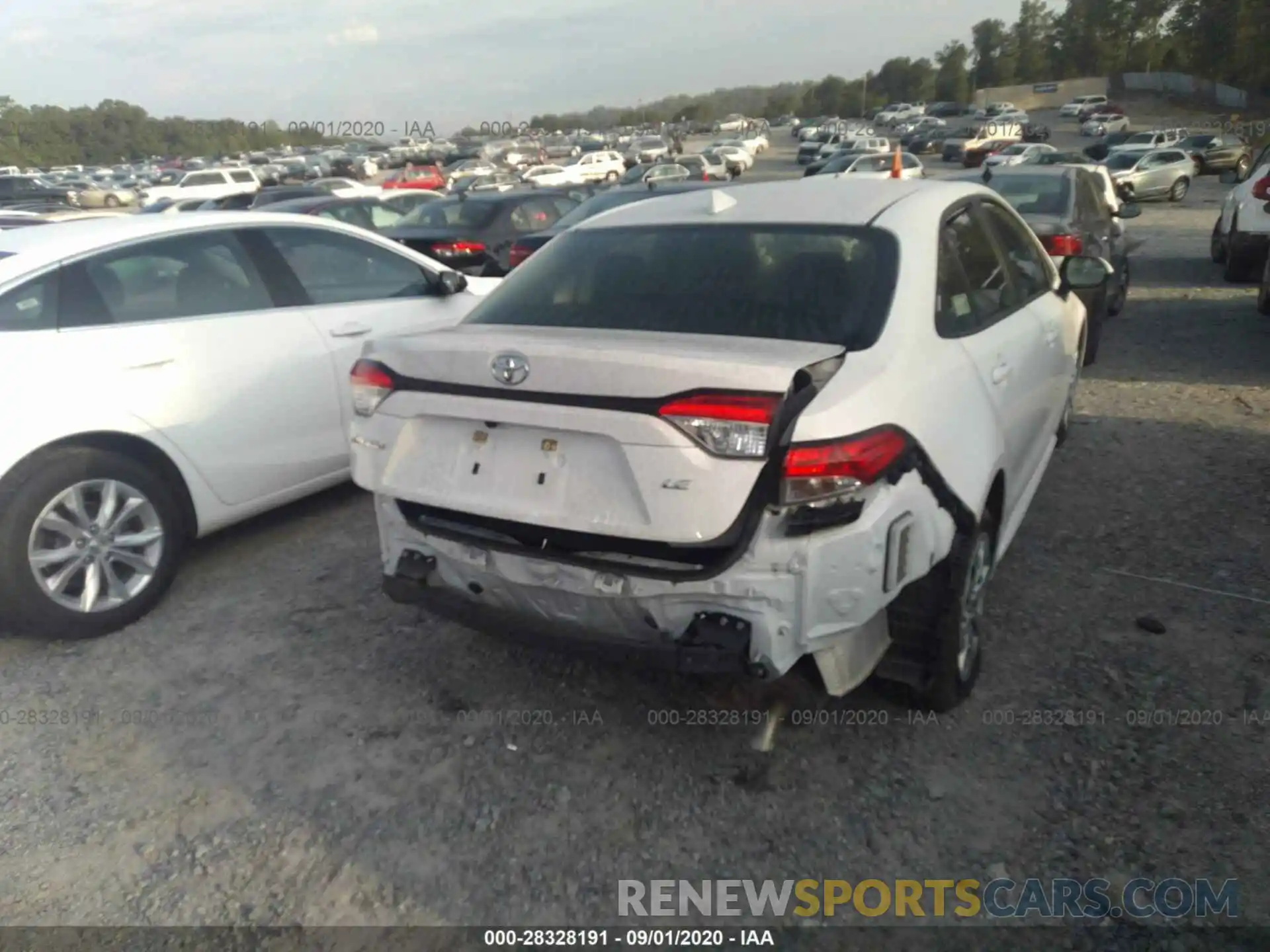 6 Photograph of a damaged car JTDEPRAE8LJ041295 TOYOTA COROLLA 2020