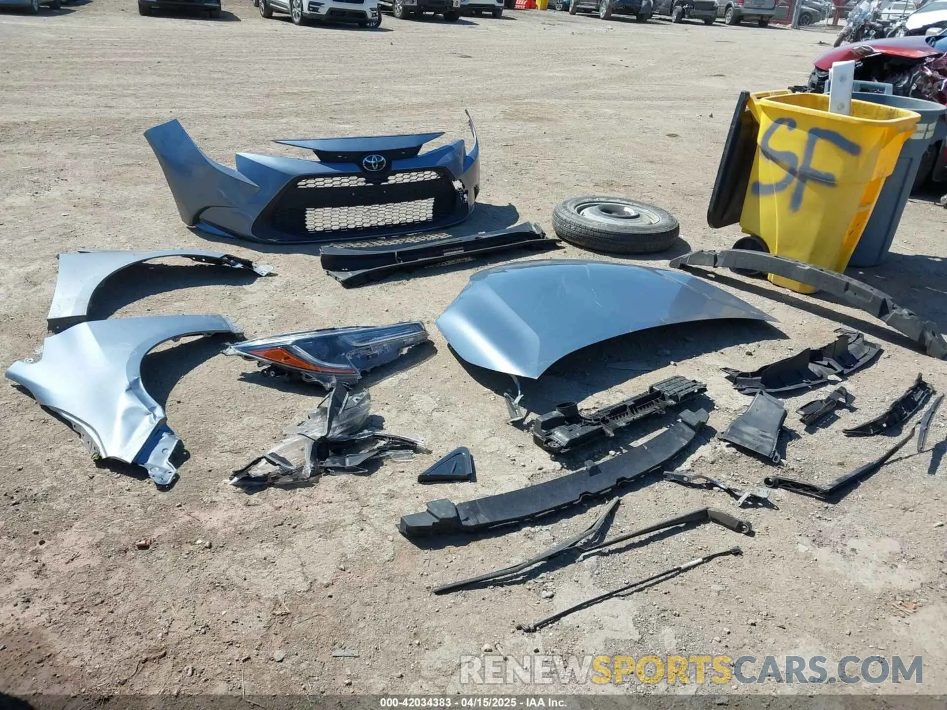 12 Photograph of a damaged car JTDEPRAE8LJ041877 TOYOTA COROLLA 2020
