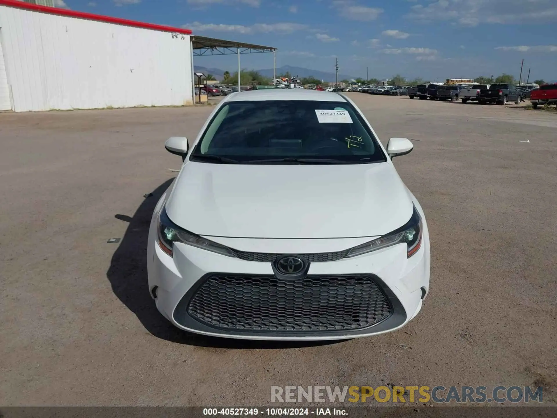 12 Photograph of a damaged car JTDEPRAE8LJ042642 TOYOTA COROLLA 2020