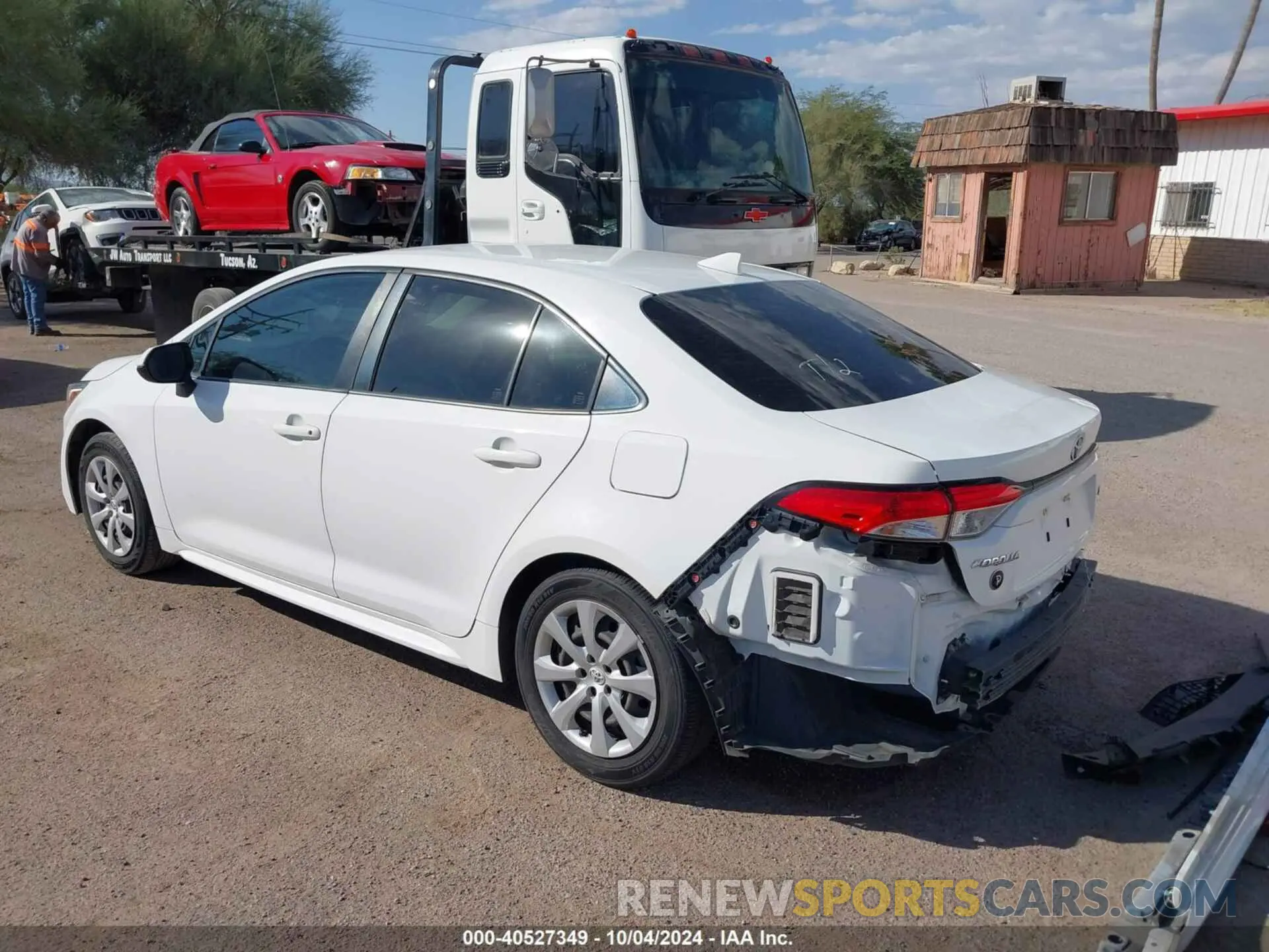 3 Photograph of a damaged car JTDEPRAE8LJ042642 TOYOTA COROLLA 2020