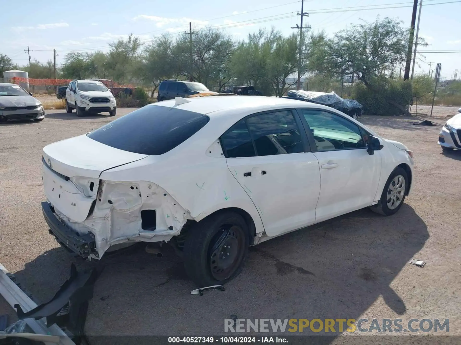 4 Photograph of a damaged car JTDEPRAE8LJ042642 TOYOTA COROLLA 2020