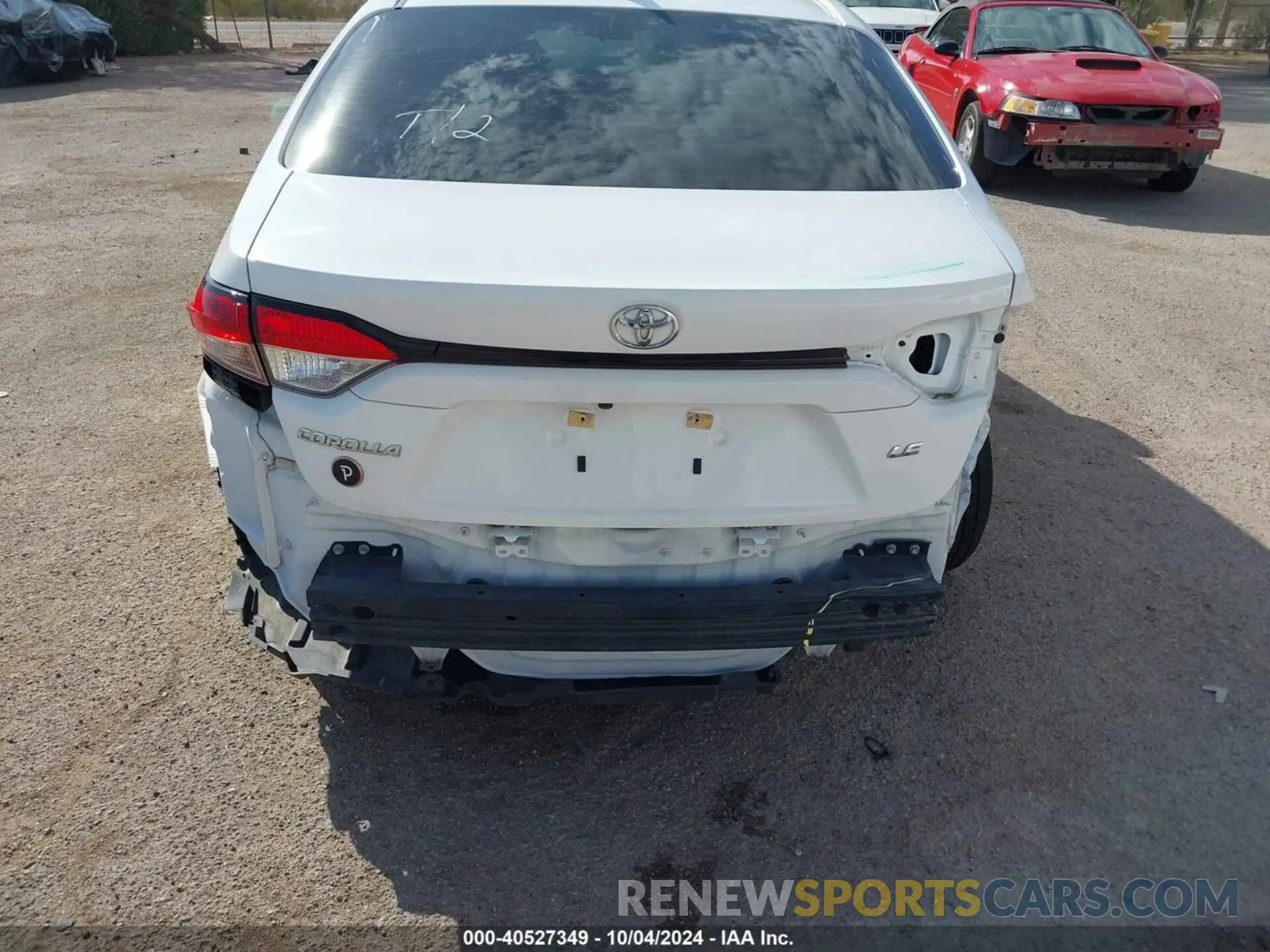 6 Photograph of a damaged car JTDEPRAE8LJ042642 TOYOTA COROLLA 2020