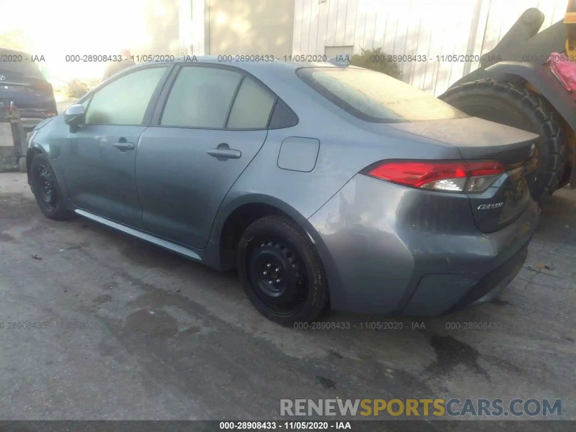 3 Photograph of a damaged car JTDEPRAE8LJ044262 TOYOTA COROLLA 2020