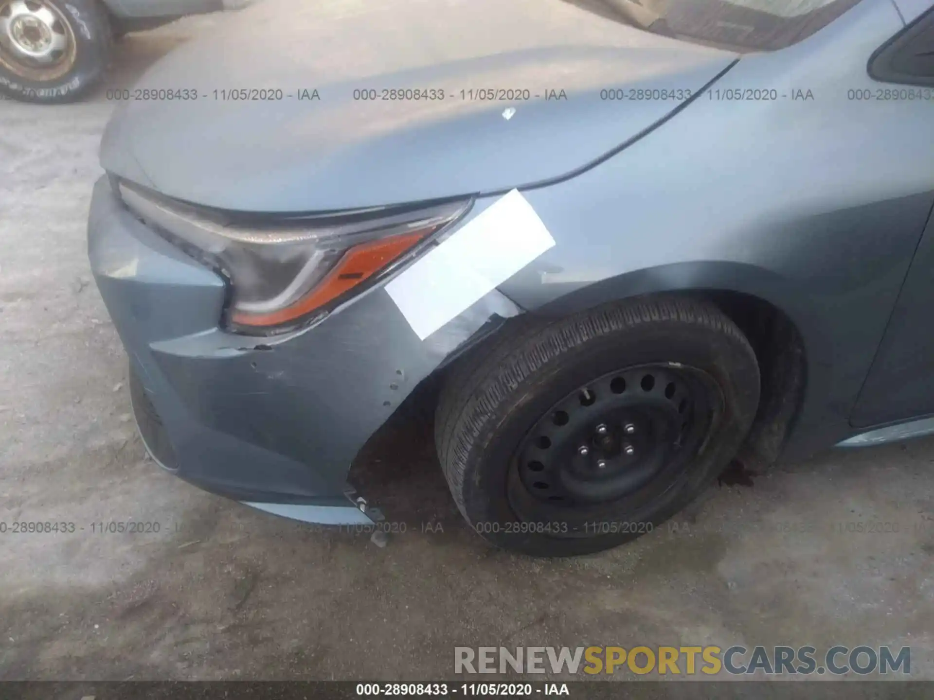 6 Photograph of a damaged car JTDEPRAE8LJ044262 TOYOTA COROLLA 2020