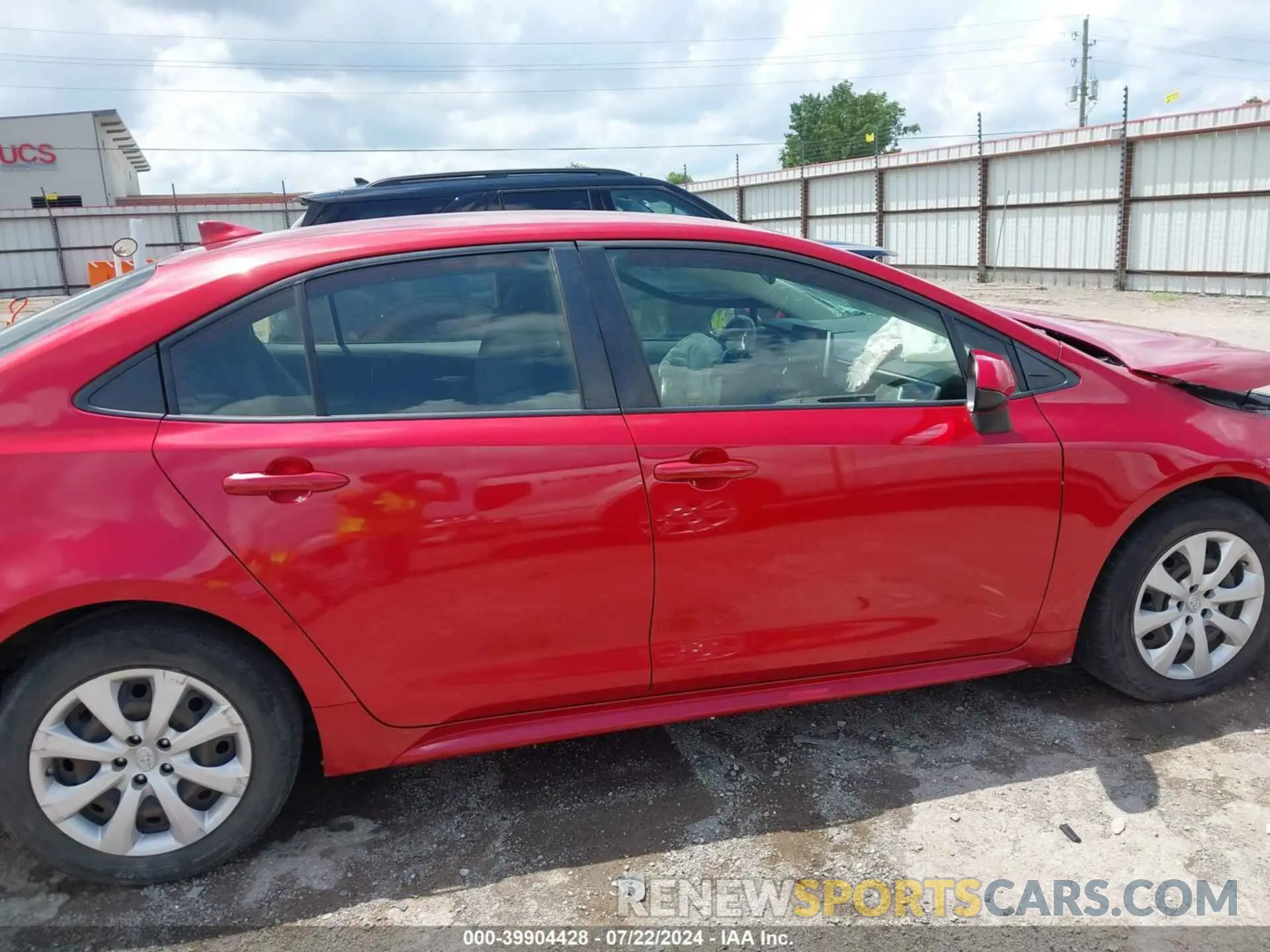 13 Photograph of a damaged car JTDEPRAE8LJ045573 TOYOTA COROLLA 2020