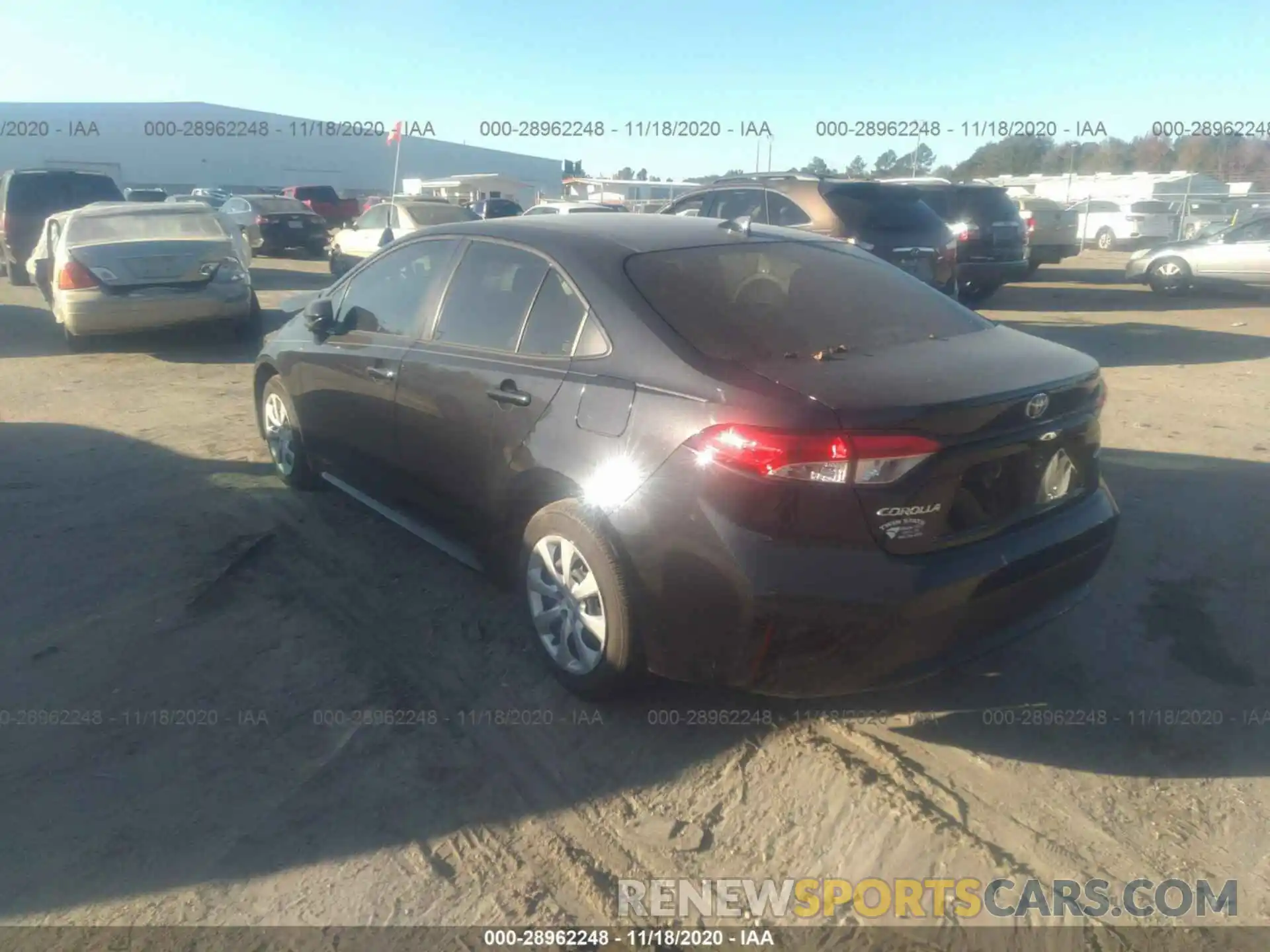 3 Photograph of a damaged car JTDEPRAE8LJ047761 TOYOTA COROLLA 2020