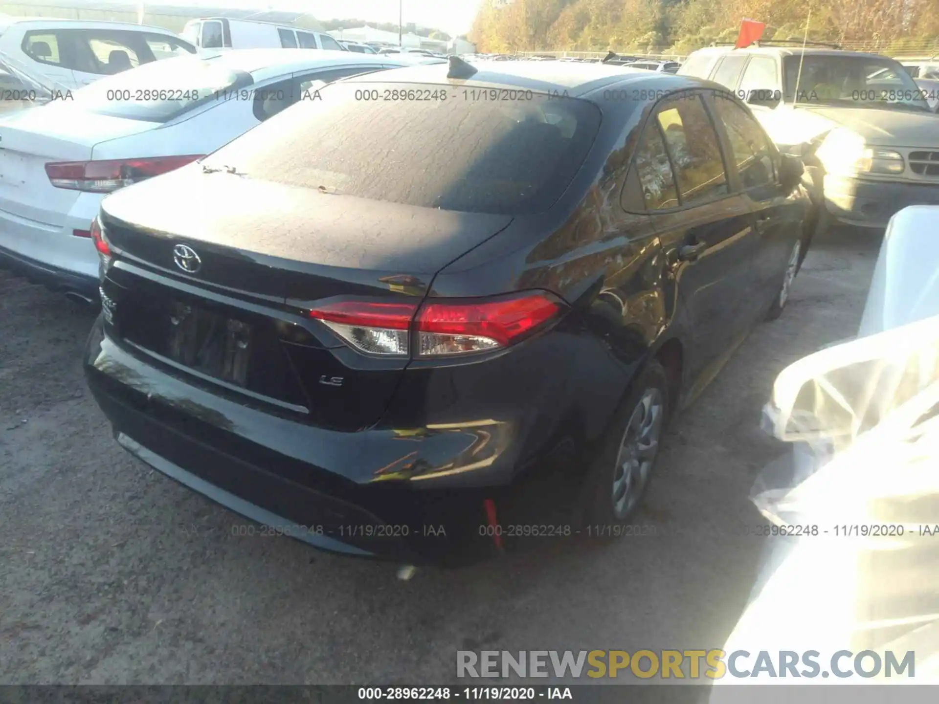 4 Photograph of a damaged car JTDEPRAE8LJ047761 TOYOTA COROLLA 2020