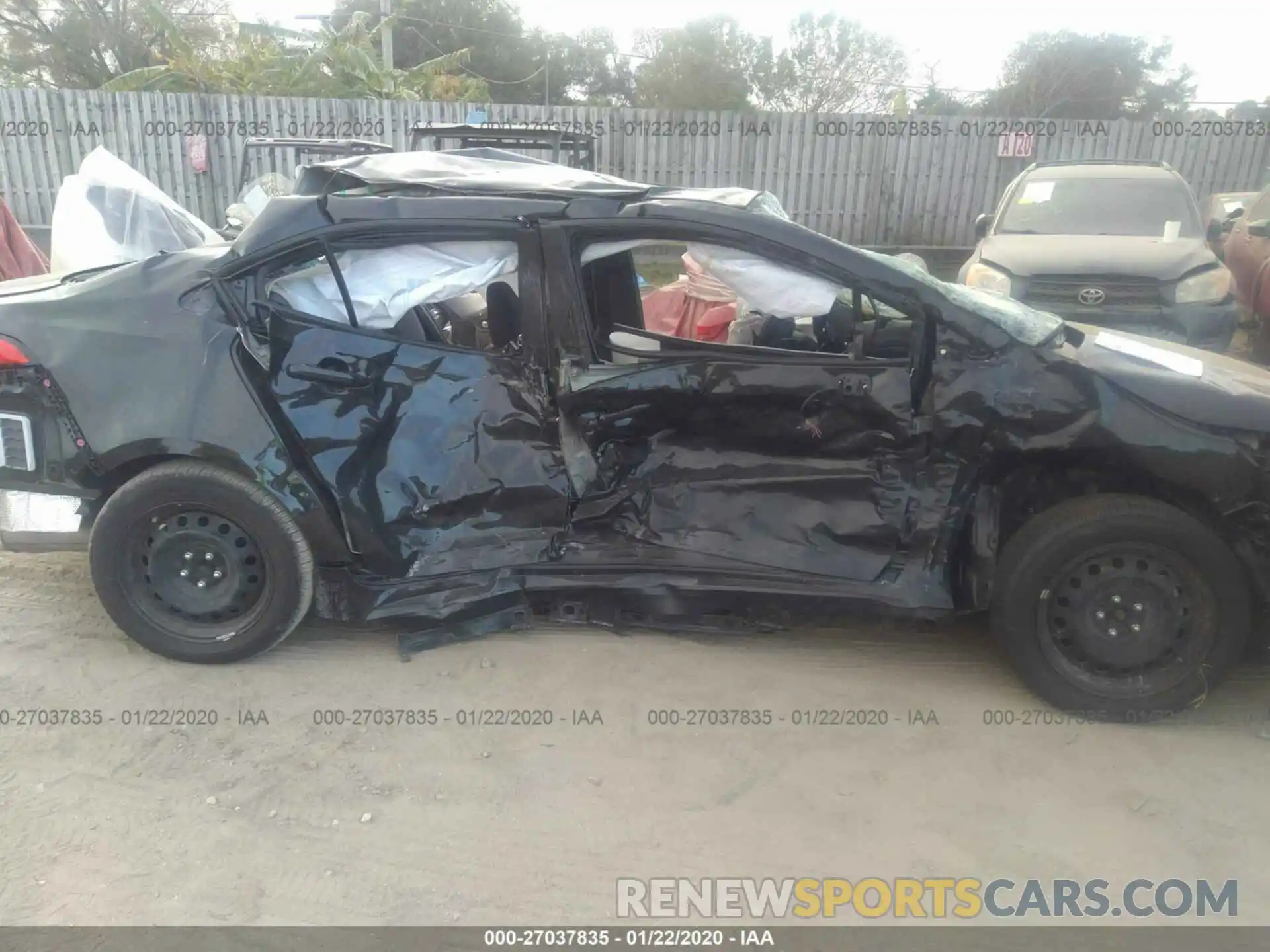 6 Photograph of a damaged car JTDEPRAE8LJ048053 TOYOTA COROLLA 2020