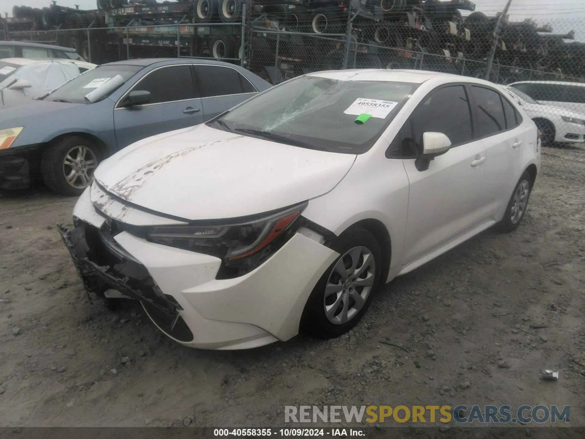 2 Photograph of a damaged car JTDEPRAE8LJ048330 TOYOTA COROLLA 2020
