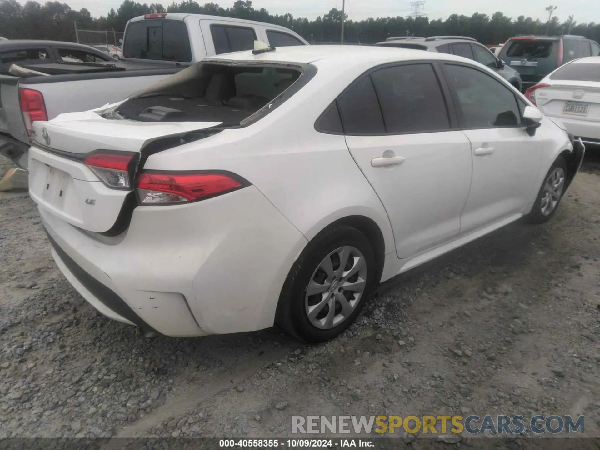 4 Photograph of a damaged car JTDEPRAE8LJ048330 TOYOTA COROLLA 2020