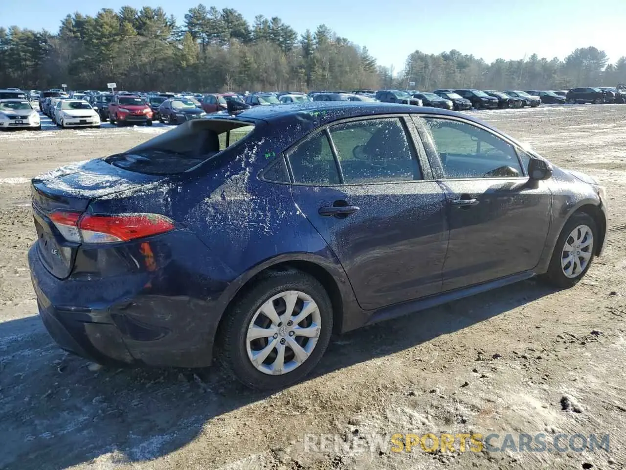 3 Photograph of a damaged car JTDEPRAE8LJ048814 TOYOTA COROLLA 2020