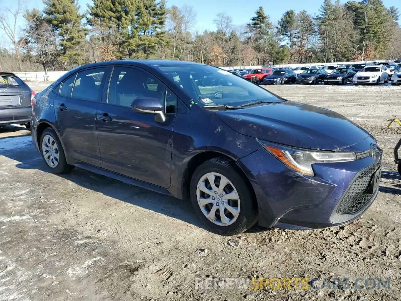 4 Photograph of a damaged car JTDEPRAE8LJ048814 TOYOTA COROLLA 2020