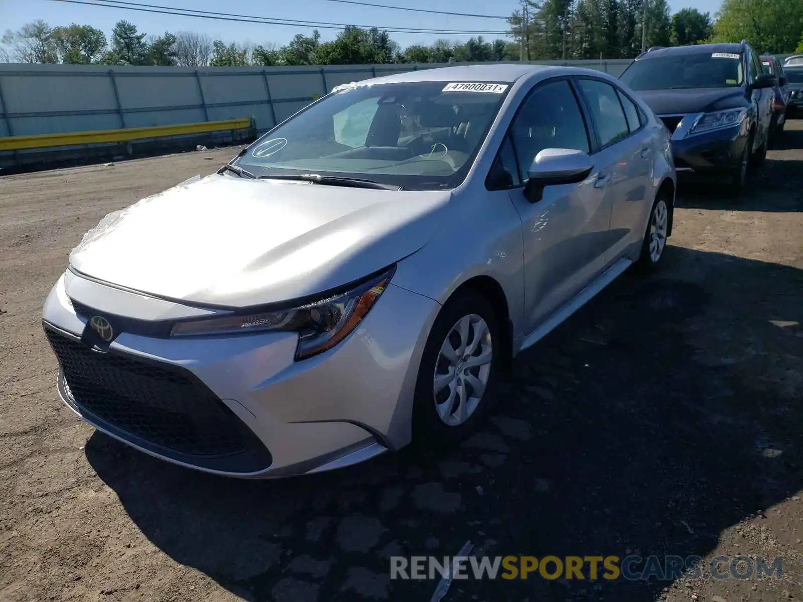 2 Photograph of a damaged car JTDEPRAE8LJ050630 TOYOTA COROLLA 2020