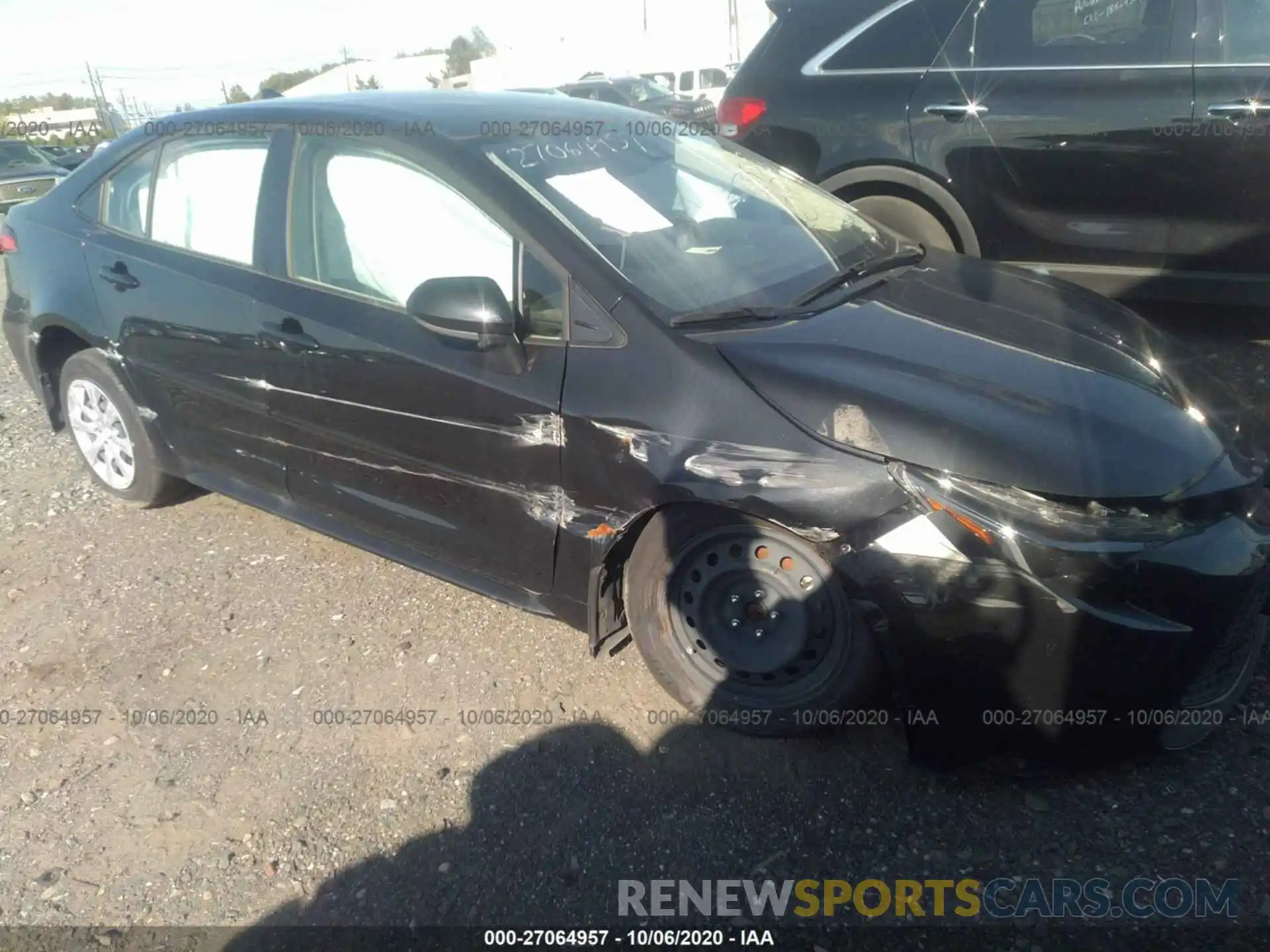 1 Photograph of a damaged car JTDEPRAE8LJ071820 TOYOTA COROLLA 2020