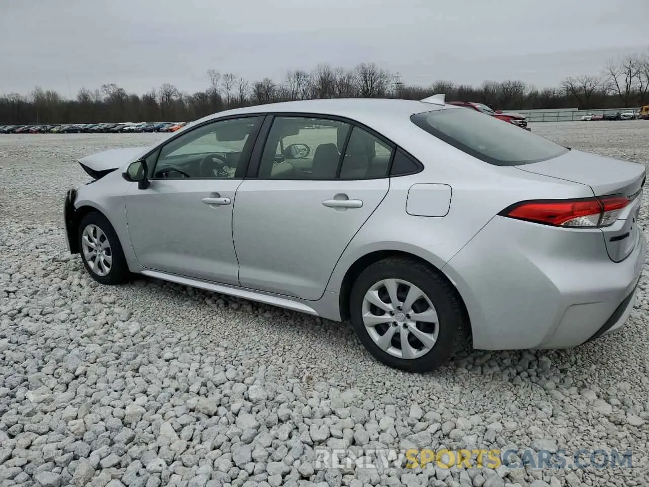 2 Photograph of a damaged car JTDEPRAE8LJ072840 TOYOTA COROLLA 2020