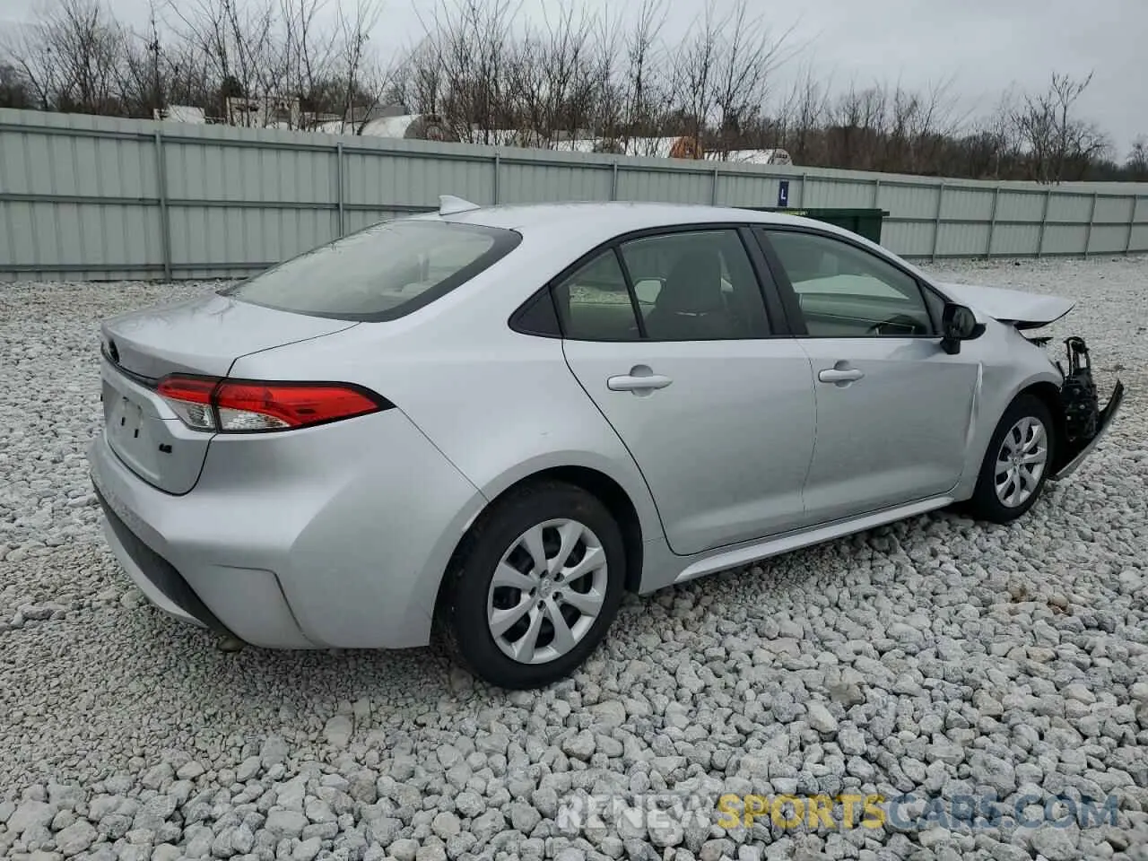 3 Photograph of a damaged car JTDEPRAE8LJ072840 TOYOTA COROLLA 2020