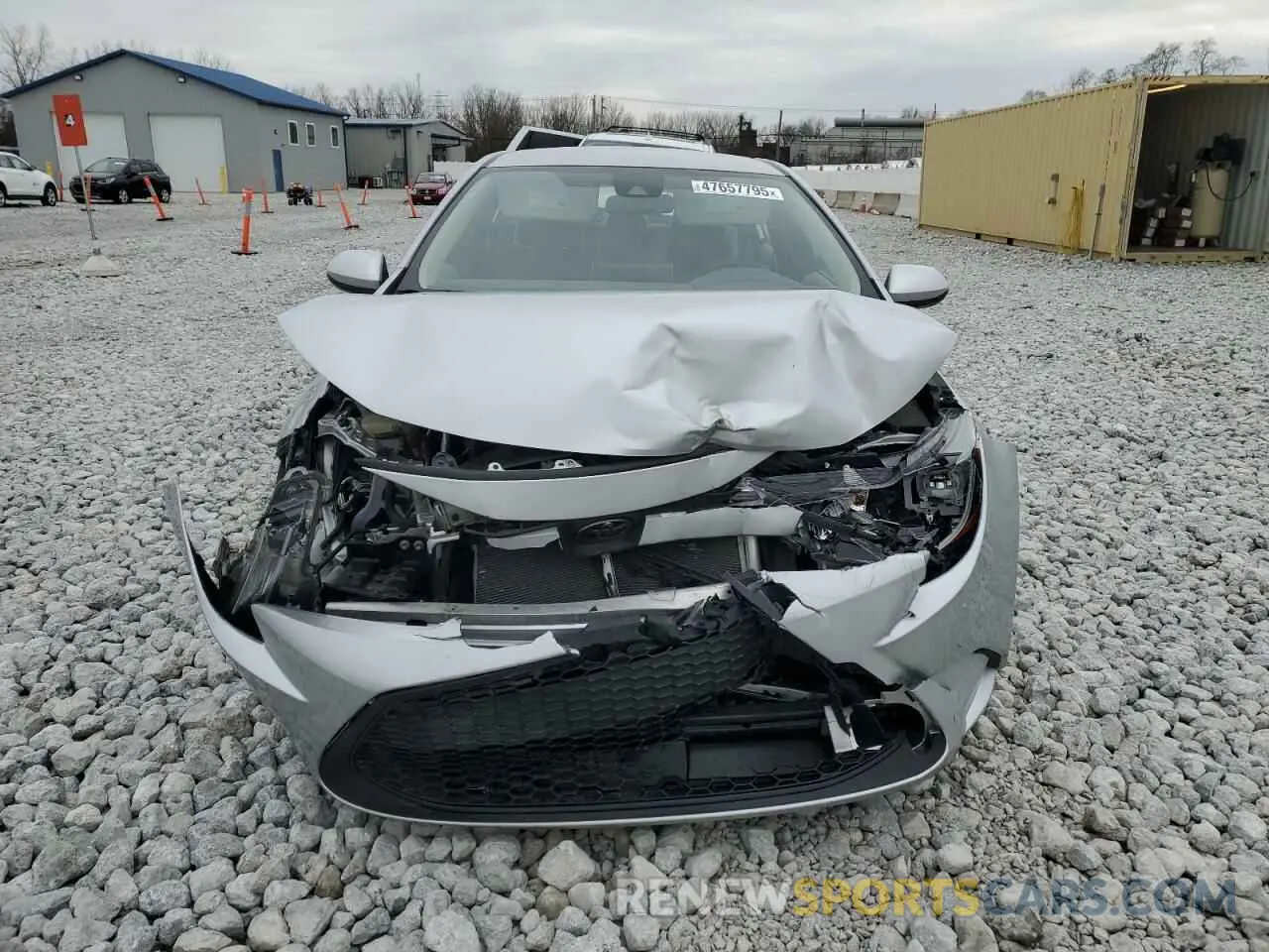 5 Photograph of a damaged car JTDEPRAE8LJ072840 TOYOTA COROLLA 2020