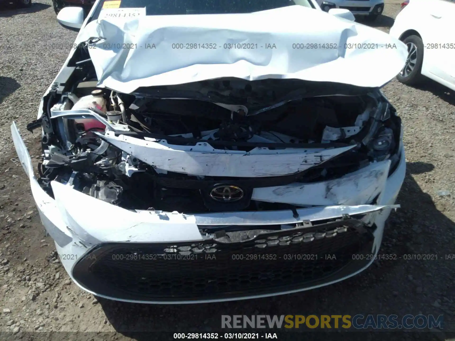 6 Photograph of a damaged car JTDEPRAE8LJ072899 TOYOTA COROLLA 2020