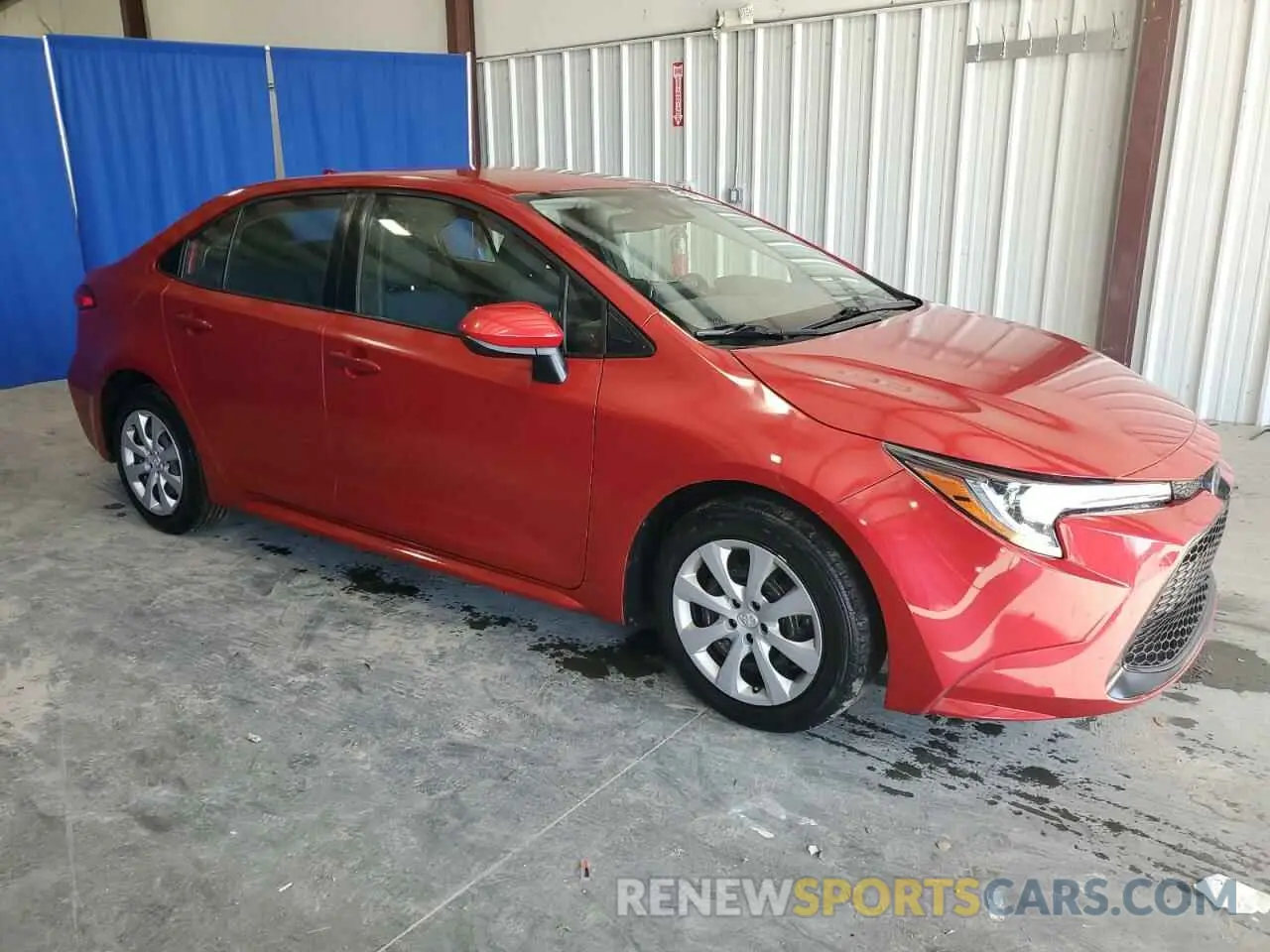 4 Photograph of a damaged car JTDEPRAE8LJ080694 TOYOTA COROLLA 2020
