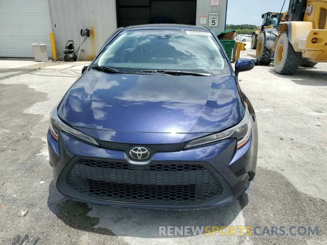 5 Photograph of a damaged car JTDEPRAE8LJ083630 TOYOTA COROLLA 2020