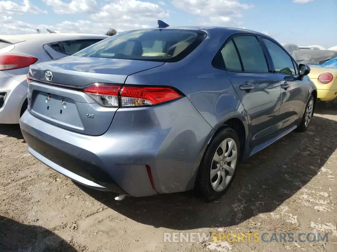 4 Photograph of a damaged car JTDEPRAE8LJ083949 TOYOTA COROLLA 2020